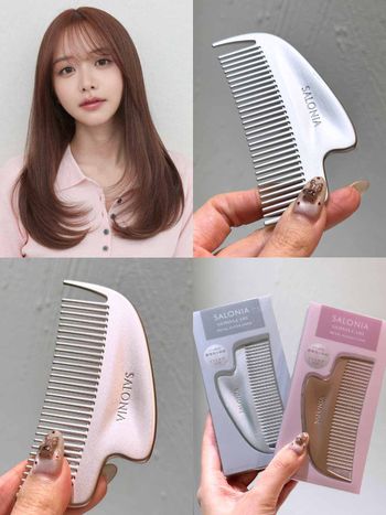 脆友大推SALONIA小資女必備神梳！網友洗版讚：根本ReFa平替，毛躁髮一梳直順亮到爆！