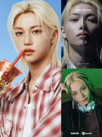 不只愛迪達！SKZ最強代言王就是李龍馥！Samsung S25手機廣告帥翻天、「音樂平台」也找他合作！