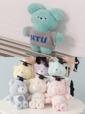 Grace Gift再聯手Wasabi bear芥末熊啦！這次是「台大版本」NTU毛衣熊熊、得要衝收藏吧！