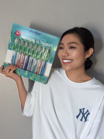 牙齦敏感的人，牙刷真的要選對｜Jordan自我風格牙齦護理牙刷 8入組🪥            