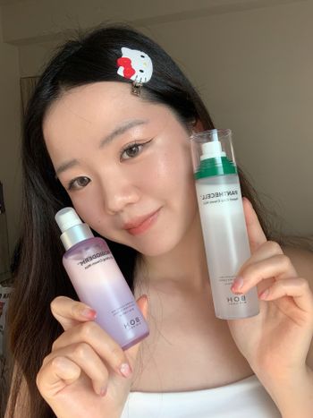 最近很愛用這種乳霜＋化妝水2in1的噴霧