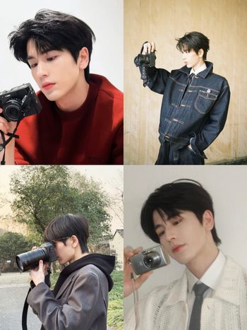 《逐玉》張凌赫根本斜槓攝影師！愛用同款4大相機找到了、「這款」橄欖綠相機美到像藝術品！