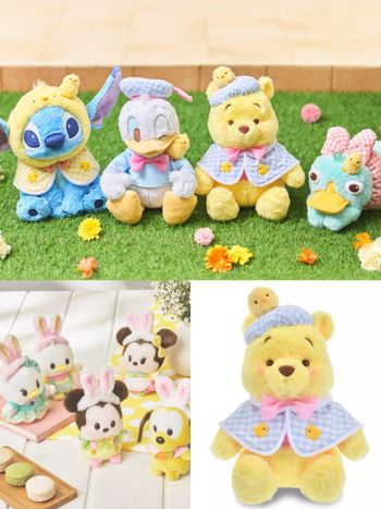 日本迪士尼2026春季限定周邊太可愛！「格紋披風小熊維尼玩偶、兔兔變裝唐老鴨」全都太想買！