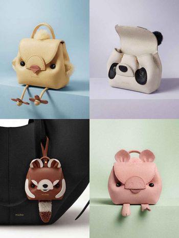 Polène經典包有分身了！「氣噗噗小雞、呆呆小豬」掛飾可愛到姨母笑！四款根本要全收藏！