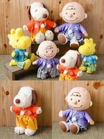 日本開賣和服系列史努比玩偶周邊！「橘和服+黃袴史努比、紫和服+灰袴查理布朗」全都可愛發瘋！