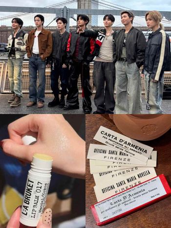 V同款SMN香薰紙直接被掃空！Jin潤色護唇、柾國貼膚香護手霜，BTS全團私下愛用美妝清單全曝光！