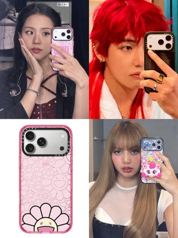 錯過會搥心肝！韓星狂愛「CASETiFY村上隆」手機殼回來了！Lisa、SVT玟奎、BTS泰亨同款幫你整理好