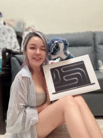 謝謝老公的生日禮物！