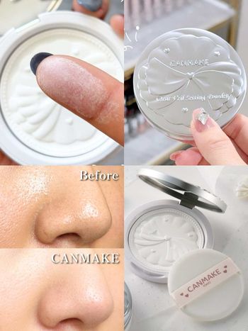 CANMAKE蜜粉餅引爆日本話題！零粉感＋細緻珍珠光澤，一抹肌膚秒平滑，被譽為「NARS小白餅」平替！