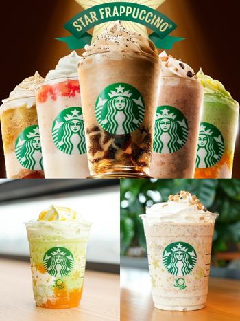 要去日本快看！星巴克「哈密瓜星冰樂、咖啡凍星冰樂」5大經典飲品回歸，想全喝還要碰運氣？！