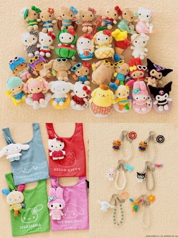 破產預警！LOWRYS FARM三麗鷗太狠！一口氣推30款娃娃吊飾、泳裝＋曬黑造型...這波一定要跟到！