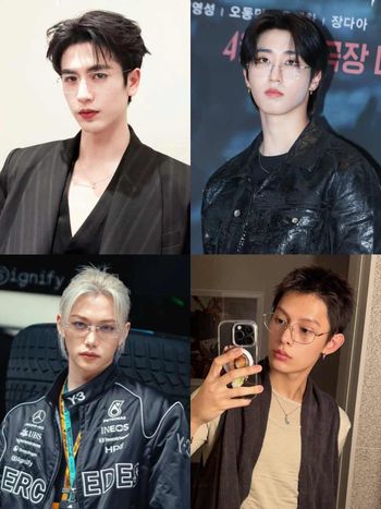 請悍在臉上！2026更新版「眼鏡男神」清單來了！SKZ雙人組殺瘋、張凌赫禁慾感太要命！