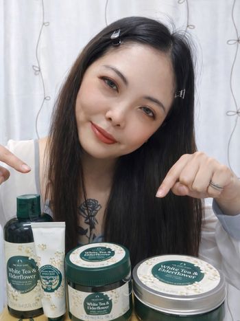 聞過就回不去的溫柔香✨The Body Shop花漾白茶身體保養系列開箱
