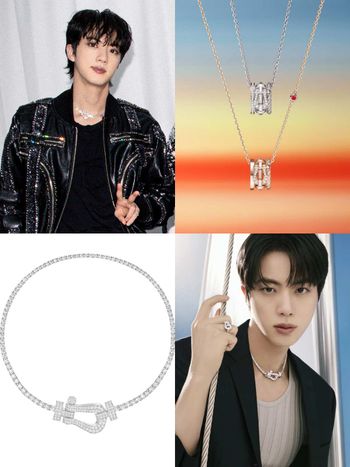 BTS最強門面Jin演唱會行頭超狂！FRED大尺寸「滿鑽項鍊」閃爆全場！他私服也愛這系列？