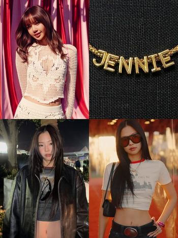 Jennie、Lisa音樂節Coachella穿搭超好看！金珍妮戴的「字母項鍊」竟然找到了！台灣也有賣！