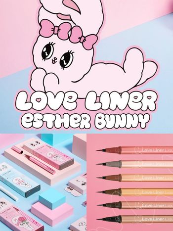 艾絲樂小兔聯名可愛得太犯規！Love Liner超激細眼線「高顯色＋極細精準筆觸」全面升級，抗暈防水被問爆！