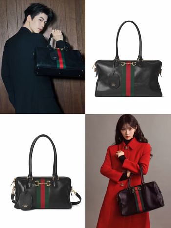 《逐玉》張凌赫、田曦薇偷偷來？新歡都揹「GUCCI爆款波士頓包」、難道是田作之赫定情物？