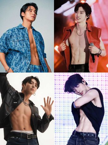 盤點6位擁有「名品腹肌」的KPOP男偶像！玟奎、秀彬身材管理太強、成燦演出大秀好身材引熱議！