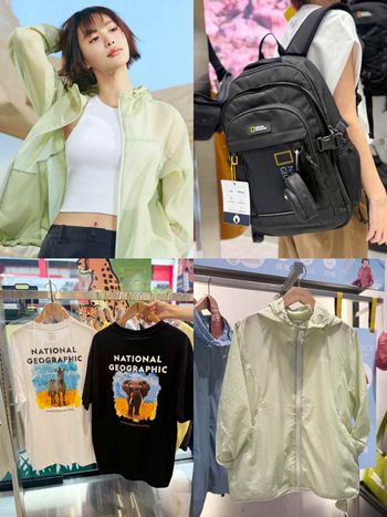 跟著女神NANA買準沒錯！國家地理服飾新品曝光！「防曬外套、涼感上衣」夏天穿舒服到不想脫！