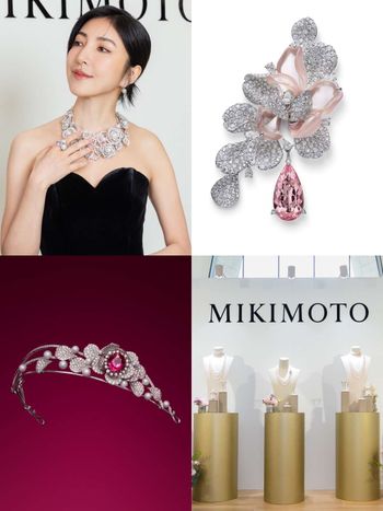 看漂亮的東西最療癒！MIKIMOTO全新珠寶展登場！楊謹華配戴101克拉「珍珠鑽石項鍊」、真的美瘋了！