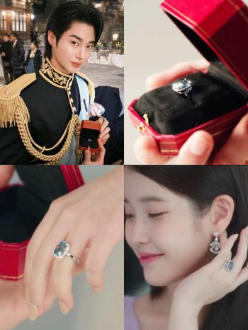 IU點頭關鍵是它？邊佑錫《21世紀大君夫人》夢幻「藍寶石求婚鑽戒」找到了！原來是來自卡地亞！