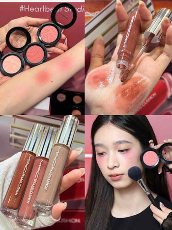 M·A·C「心跳氣色」爆紅！全新冰晶氣墊唇油＋柔光腮紅，一抹就是蜜糖水光唇、無毛孔原生紅暈頰，太犯規！