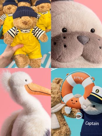 Jellycat海洋系列必買7大新品推薦！脆友狂討論「圓滾滾海獅、船員巴賽羅熊、救生圈玩偶」可愛發瘋！