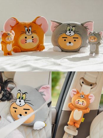Kakao Friends又跟《湯姆貓與傑利鼠》聯名！「湯姆貓萊恩抱枕、傑利鼠春植鑰匙圈」韓妞都狂搶！