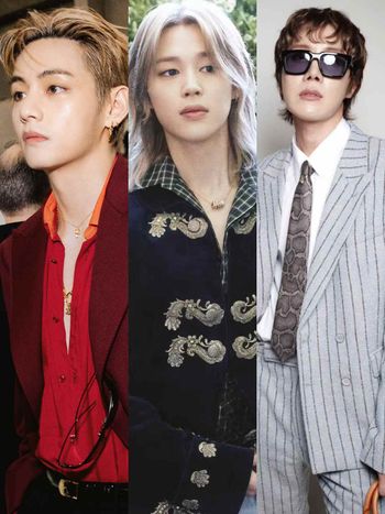 阿米心臟爆擊！巴黎大秀「BTS三男神」封神造型回顧！V紅西裝帥暈、Jimin狼尾髮美到不像真人！