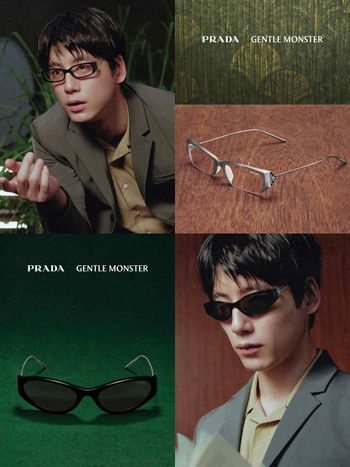 神仙聯名再+1！PRADA首度合作GENTLE MONSTER！8款眼鏡準備秒殺、坂口健太郎更出鏡廣告！
