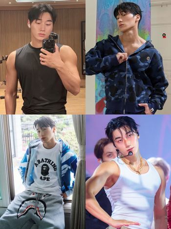 這男人穿什麼都性感！ATEEZ崔傘拍攝BAPE形象「連帽外套半開」超犯規、同款白T也想擁有！