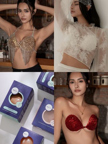 隱形內衣始祖出手就是不一樣！史上最美NuBra「蕾絲、亮片款」音樂祭、派對都能穿！婚紗訂製款美瘋掉！