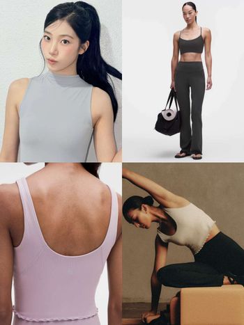 Kazuha愛牌又出神級新品！lululemon全新「波浪捲邊背心、瑜珈褲」登場！日常穿也好看、舒服到不想脫！