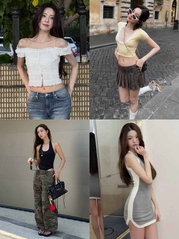 夏天「甜美辣妹」怎麼穿？6個穿搭公式一次學會！加副眼鏡辣感加倍、照著穿就超有韓妞感！