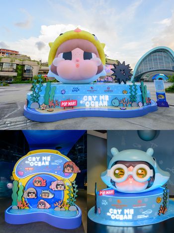 2026新加坡必去景點！「海底生物CRYBABY」降臨新加坡海洋生態館、5公尺高「河豚哭娃」必拍！