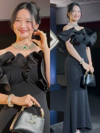 台北空氣真香！酒窩女神「申敏兒」降臨LV珠寶活動！本人美到在發光、甜笑飯撒超親民！整身珠寶要價破億？！