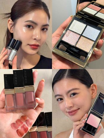 SUQQU 2026秋彩把貝殼光澤融入妝容！「閃鑽眼影＆限量打亮液」疊擦，璀璨爆閃不顯眼睛泡、妝感超高級！