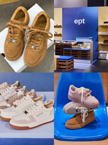 韓妞最愛球鞋ept新竹也有店了！獨家台灣限定色「焦糖棕」麂皮板鞋、連韓國女生都想衝來買！