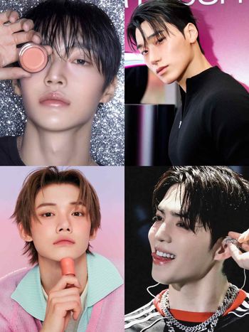 最適合畫腮紅的男愛豆！ATEEZ崔傘性感曬傷妝、TXT然竣健康少年感頰彩...，S.COUPS同款嬌羞紅潮是台灣品牌！