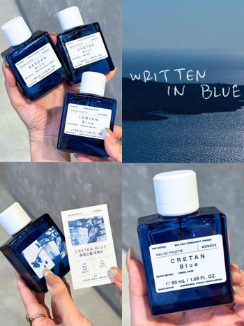 希臘最美的藍被裝進香水瓶！KORRES 30周年「BLUE地中海藍」限定系列，乳香綠意、礦物海風、暖陽柑橘，香味太迷人！