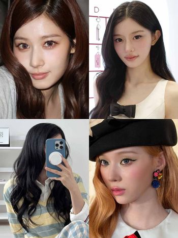 女團都愛「復古千金內彎捲髮」！Sana溫柔貴氣、Winter復古高貴，內彎弧度包覆高顴骨、肉肉臉，秒變富家千金！