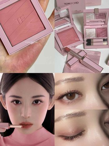 TOM FORD七夕彩妝美到窒息！「私人調香禁忌玫瑰」化身限定粉色外殼，「全新雙格眼影、黑跟唇膏、煙燻粉頰彩」太欠收藏！