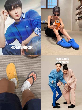 今年最強勃肯鞋！邊佑錫愛牌ADER ERROR再度聯名BIRKENSTOCK！招牌藍美到不能錯過！