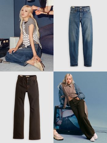 Rosé最新Levi’s廣告「同款牛仔褲」型號都幫你整理好！顯瘦錐形神褲、復古條紋T得要整套收！