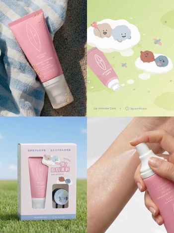 把私密保養融入日常！LIP Intimate Care熱賣私密噴霧新推「清新微風款」，攜手療癒插畫「方坊」聯名快閃中！