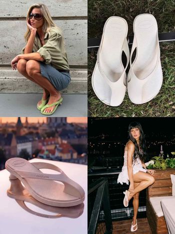 哈瓦仕也加入貓跟鞋戰場！Havaianas首款「夾腳貓跟鞋」曝光！單邊包趾超好看、一亮相就爆紅！