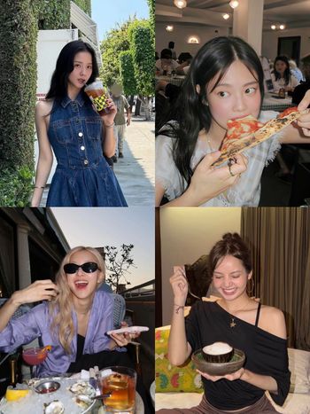 BLACKPINK四仙女5大「美食拍照姿勢」盤點！Rosé這樣拍超自然、Jennie「吃貨照」簡單擺就超可愛！