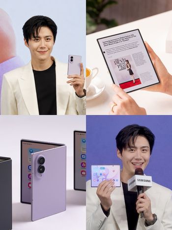 金宣虎成三星最新品牌大使！手握最新Galaxy Z Fold 8大拍帥照、自曝最愛「這功能」！