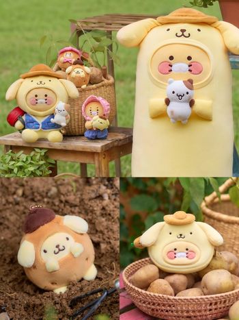 Kakao Friends跟布丁狗聯名了！「農夫春植玩偶」超萌、「馬鈴薯布丁狗」根本SVT玟奎本人？