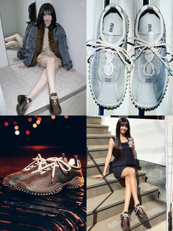 MIU MIU很懂大家喜歡什麼！新出Bubble氣泡球鞋超顯瘦「MOMO、Minnie」都穿了！漫畫腿就靠這雙！